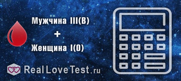 Совместимость пары по группе крови от RealLoveTest.ru